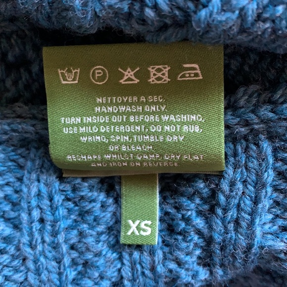 Shannon Woolen Mills Ireland 100% Merino Wool Women’s Size XS Green Sweater Vest - Picture 10 of 11